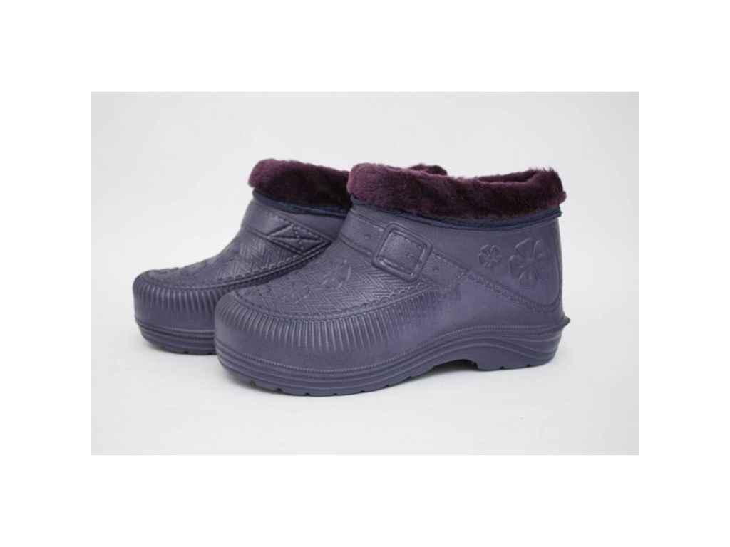 Калоші Dream-Stan ГП-06 жіночі на хутрі пінка 8 пар р. 37-42 Баклажан (850035)