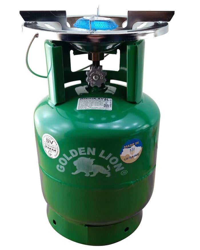 Комплект газовый Golden Lion Rudyy Пикник-SV 8л VR 2,5кВт (24104)