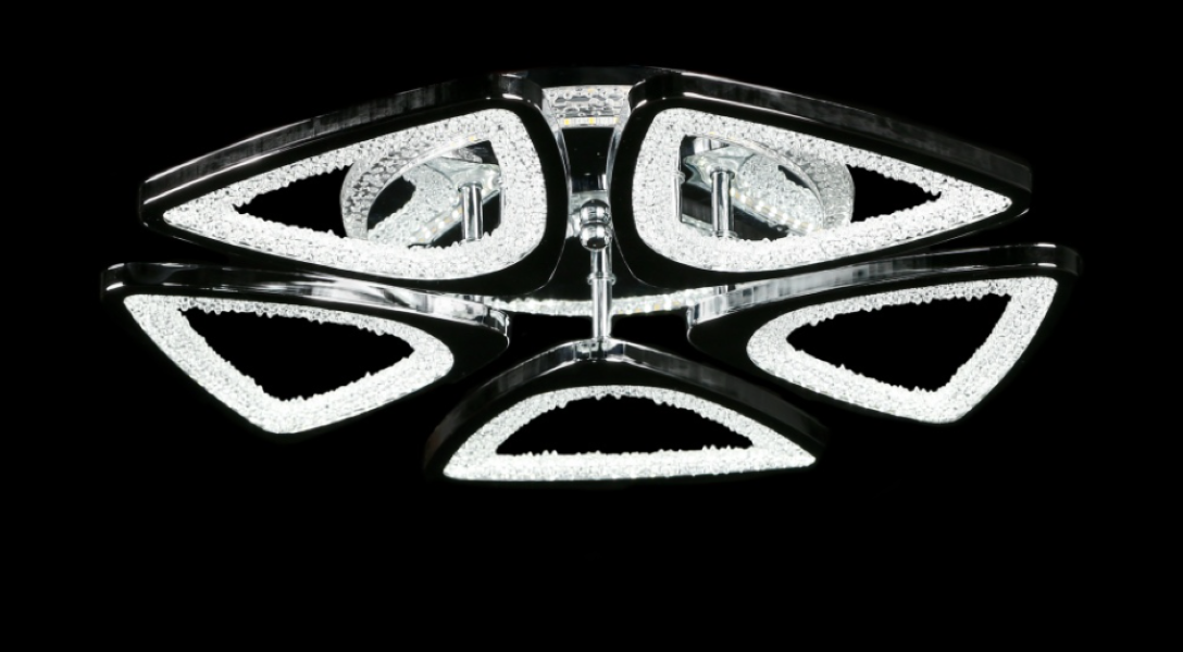 Світлодіодна люстра LK39761/5/1 LED CR Білий/Хром (AN000032) Світлодіодна люстра LK39761/5/1 LED CR Білий/Хром (AN000032)