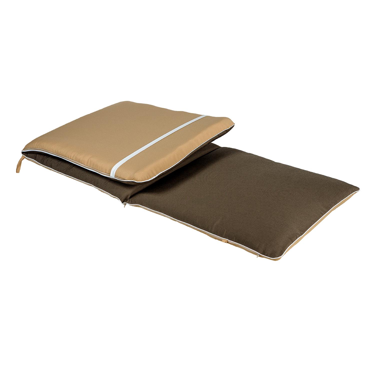 Матрас для шезлонга Ost-Fran TRIO тексилк 189x58x5 см Серо-бежевое плетение 709/501 (3914) - фото 2 Матрас для шезлонга Ost-Fran TRIO тексилк 189x58x5 см Серо-бежевое плетение 709/501 (3914) - фото 2