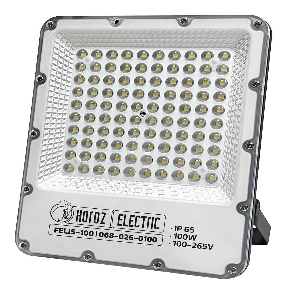 Прожектор светодиодный HOROZ ELECTRIC FELIS-100 100W 6400K 12000 Lm