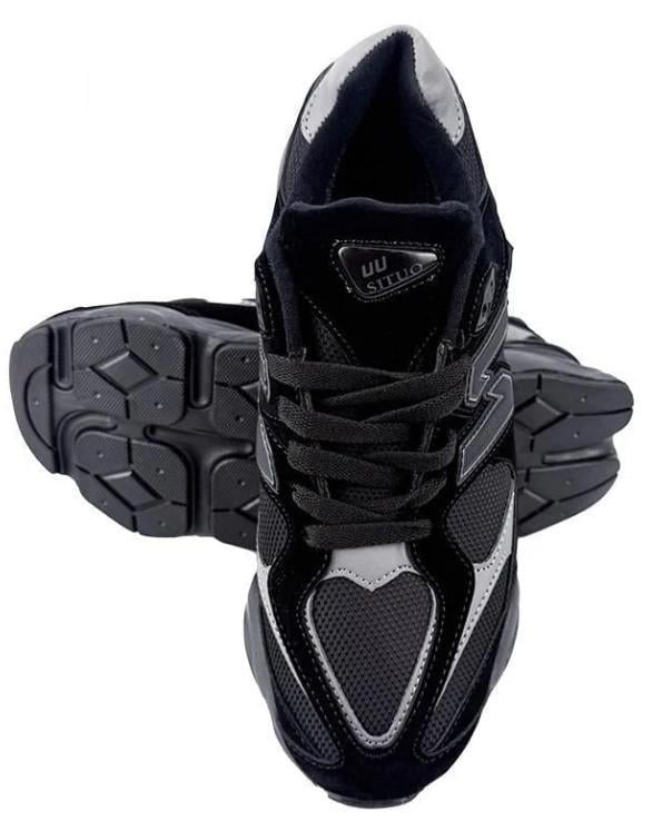 Кросівки чоловічі батали комбіновані 1010-1 p. 47 29,5 см Чорний - фото 1 Кросівки чоловічі батали комбіновані 1010-1 p. 47 29,5 см Чорний - фото 1