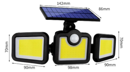 Світильник вуличний Solar motion sensor Light WD427 - фото 3 Світильник вуличний Solar motion sensor Light WD427 - фото 3