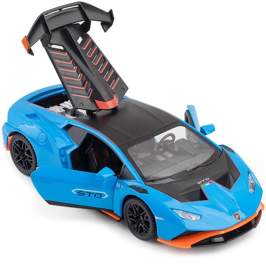Іграшкова машинка-модель металева Lamborghini Huracan STO 1:24 колекційна Блакитний (37822898) Іграшкова машинка-модель металева Lamborghini Huracan STO 1:24 колекційна Блакитний (37822898)