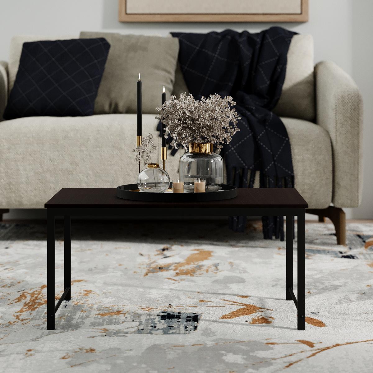 Журнальний стіл-трансформер Just Fiji 442х654х327 Венге/Чорний (GATB07050000030) - фото 5