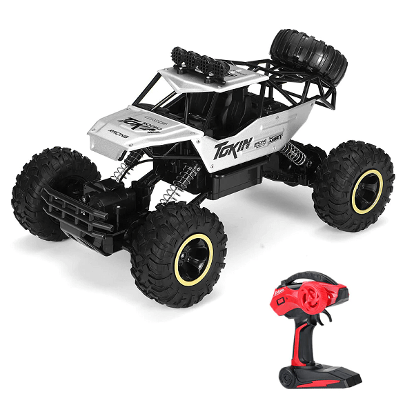 Машинка на радиоуправлении Rock Crawl 1:12 4WD большая з пультом 37 см Silver Машинка на радиоуправлении Rock Crawl 1:12 4WD большая з пультом 37 см Silver