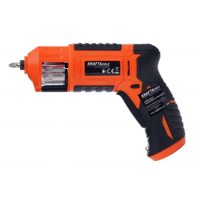 Шуруповерт аккумуляторный Kraft&Dele KD1574 1300 мАч 3,6 В 4 Нм набор бит (2349158210)