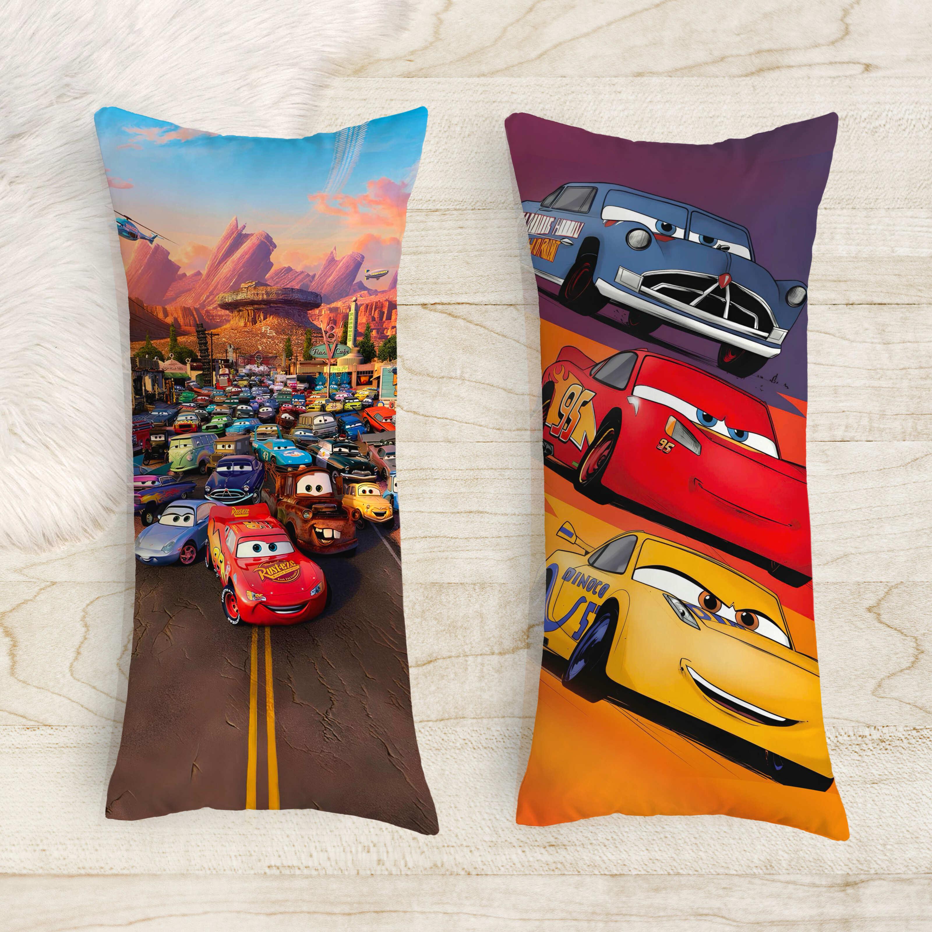 Подушка-обіймашка дакімакура дитяча Тачки 40х100 см