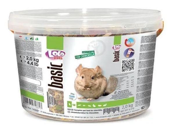 Корм повнораційний для шиншили Lolo Pets foody 2 кг (50706)