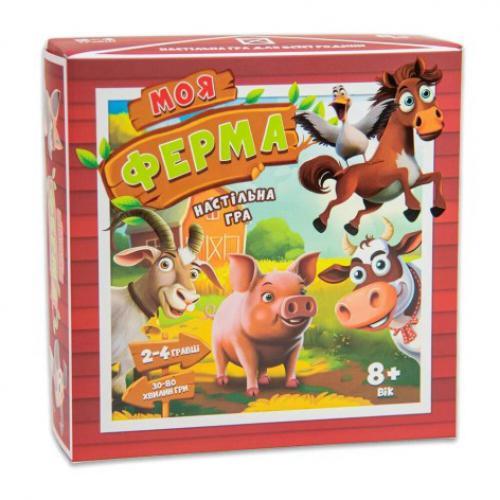 Настольная игра Strateg Моя ферма развлекательная на украинском языке (30435)