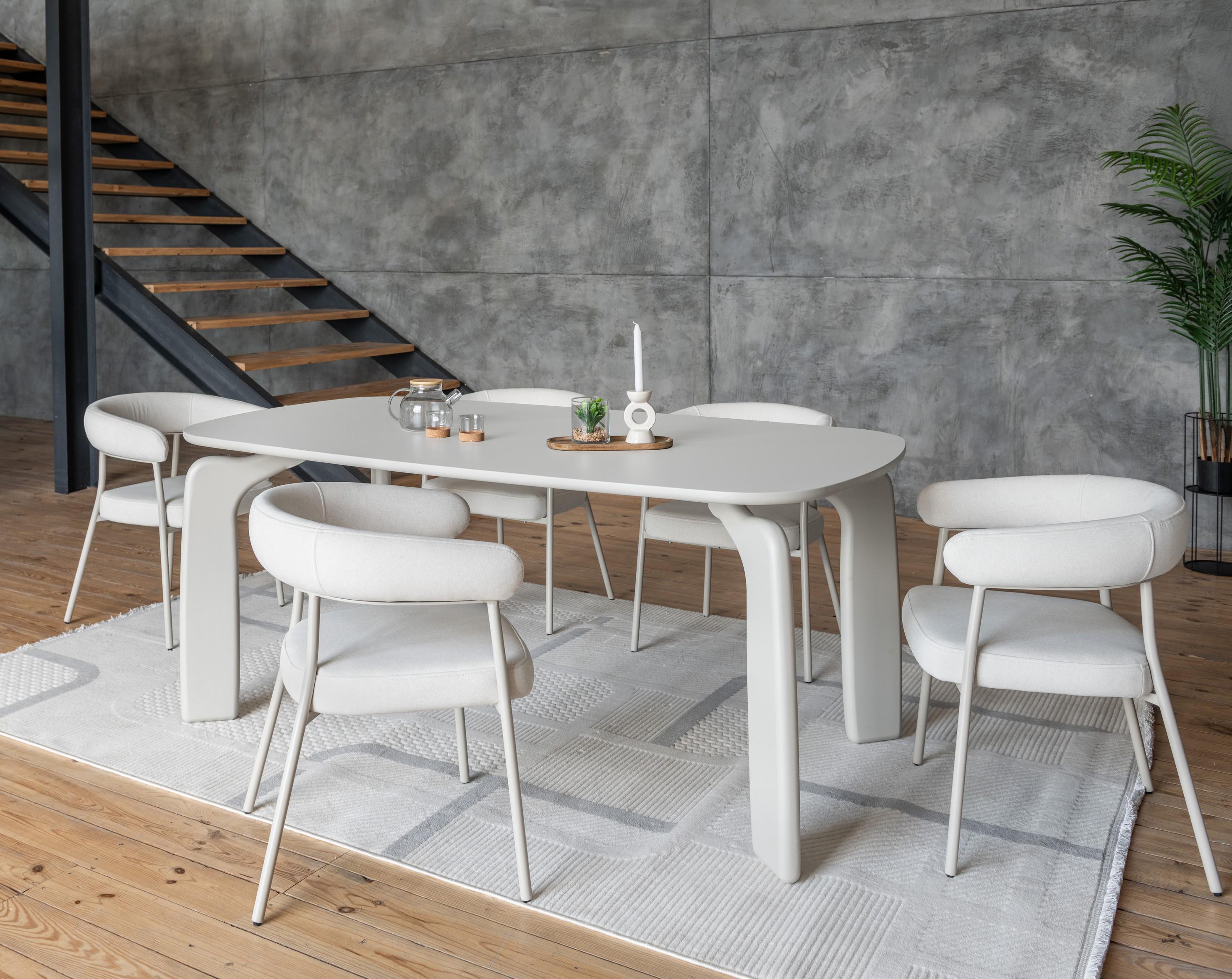 Стіл обідній Марчелло Ветро 1800/1000/760 мм МДФ теплий пісок (TМ-226 ) - фото 7 Стіл обідній Марчелло Ветро 1800/1000/760 мм МДФ теплий пісок (TМ-226 ) - фото 7