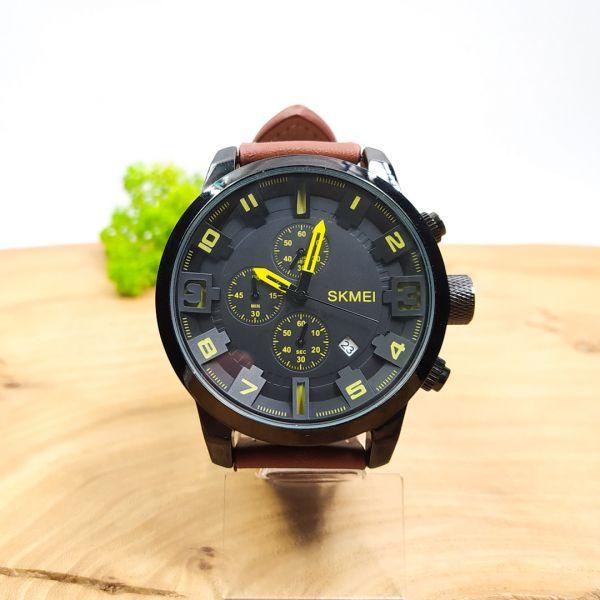 Часы мужские с влагозащитой Skmei 1309 Yellow - фото 2 Часы мужские с влагозащитой Skmei 1309 Yellow - фото 2