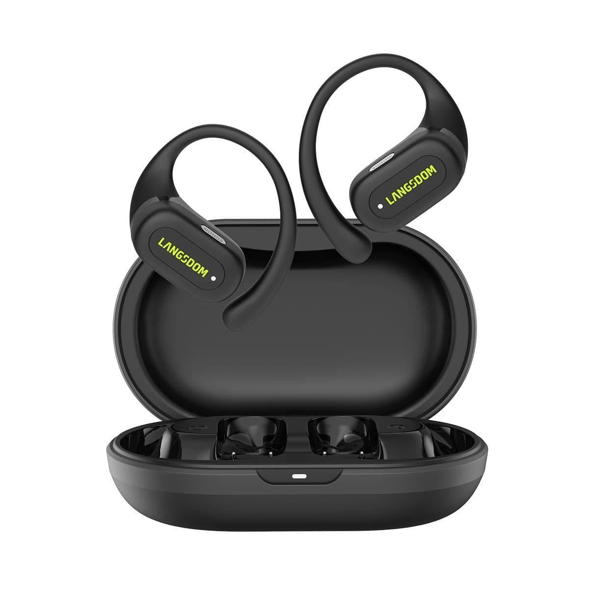 Навушники бездротові кісткові Langsdom TS19 Open Ear з шумоподавленням (26389544)