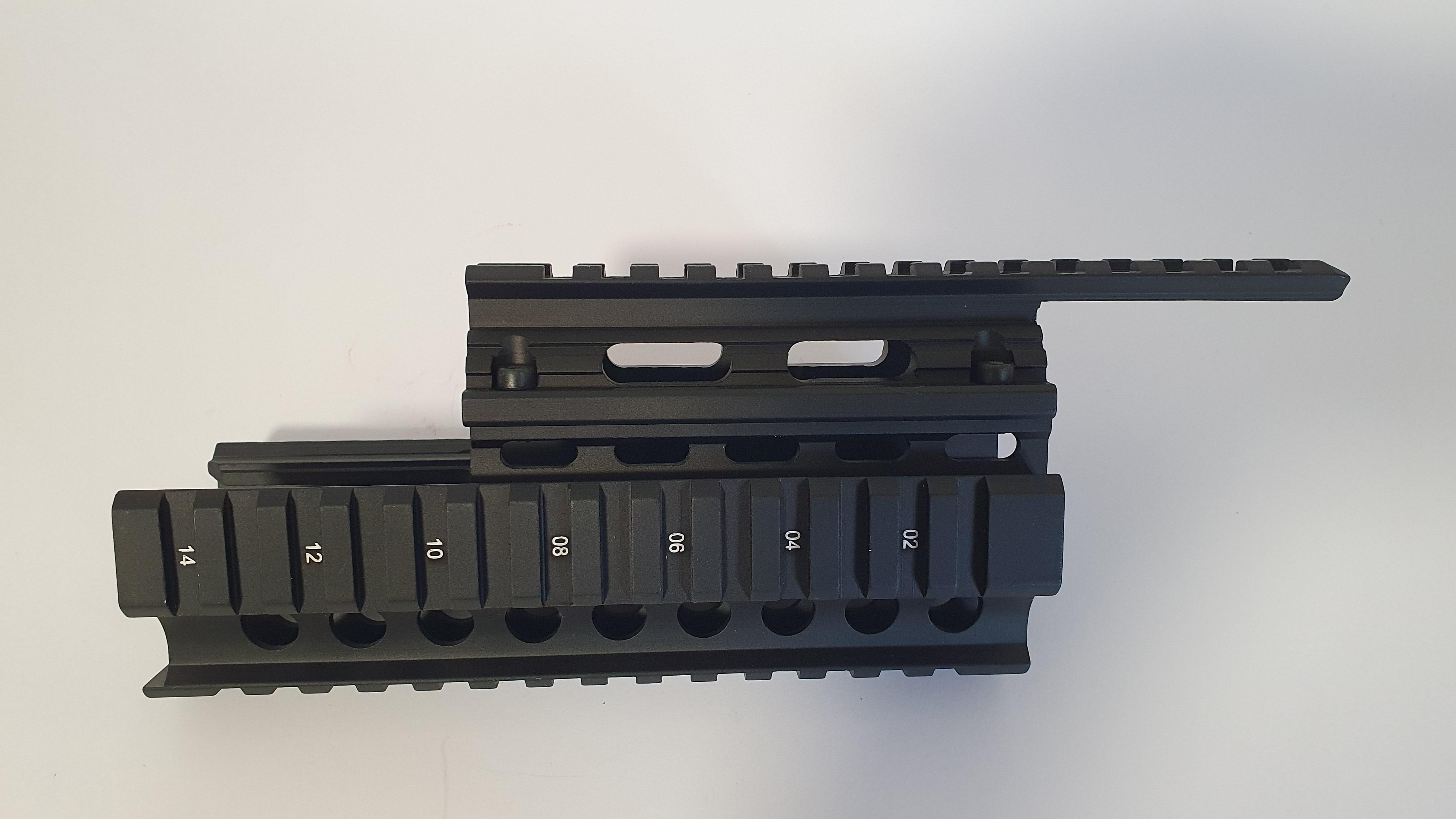 Цевье для АК-74 с планками Пикатинни (Picatinny) - фото 2 Цевье для АК-74 с планками Пикатинни (Picatinny) - фото 2