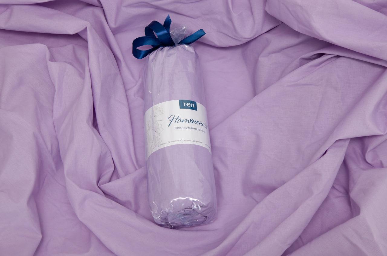 Простынь с резинкой ТЕП Вдохновение 180х200 см Лиловый (2-04018-26847) - фото 3