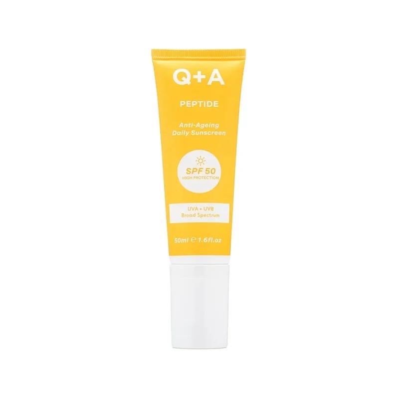 Крем для лица Q+A Peptide Anti-Ageing Daily Sunscreen антивозрастной солнцезащитный 50 мл