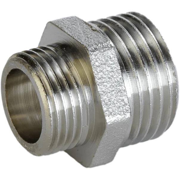 Ніпель редукційний VA А0542А нікельований 1/2х3/8" (000024922)