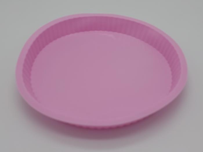 Форма для випічки пирога і торта кругла силіконова D 25 см H 3,5 см (18707) - фото 3 Форма для випічки пирога і торта кругла силіконова D 25 см H 3,5 см (18707) - фото 3