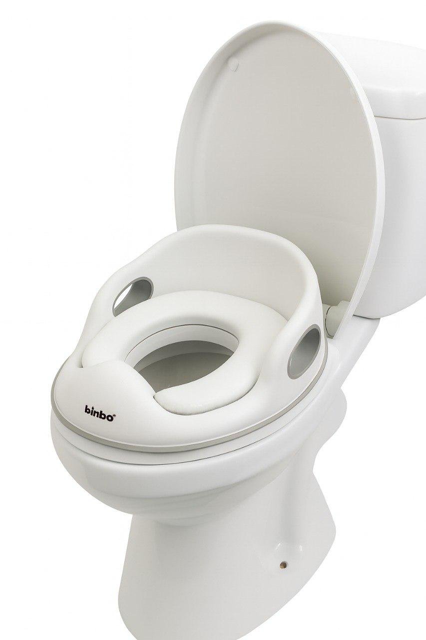 Сиденье для унитаза детское BM-01172 Bimbo мягкое съемное Серый (BM-01172)