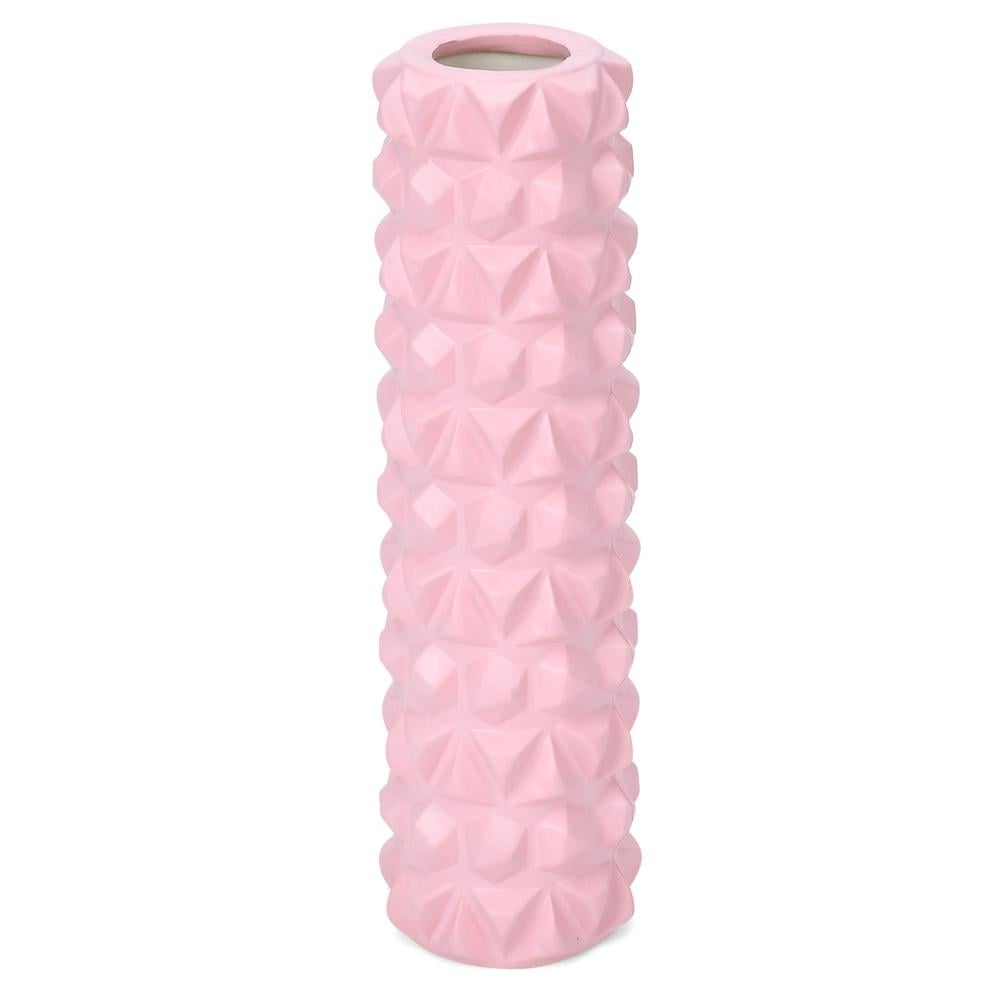 Массажер-рулон для йоги Profi 30х8х5 см Розовый - фото 1