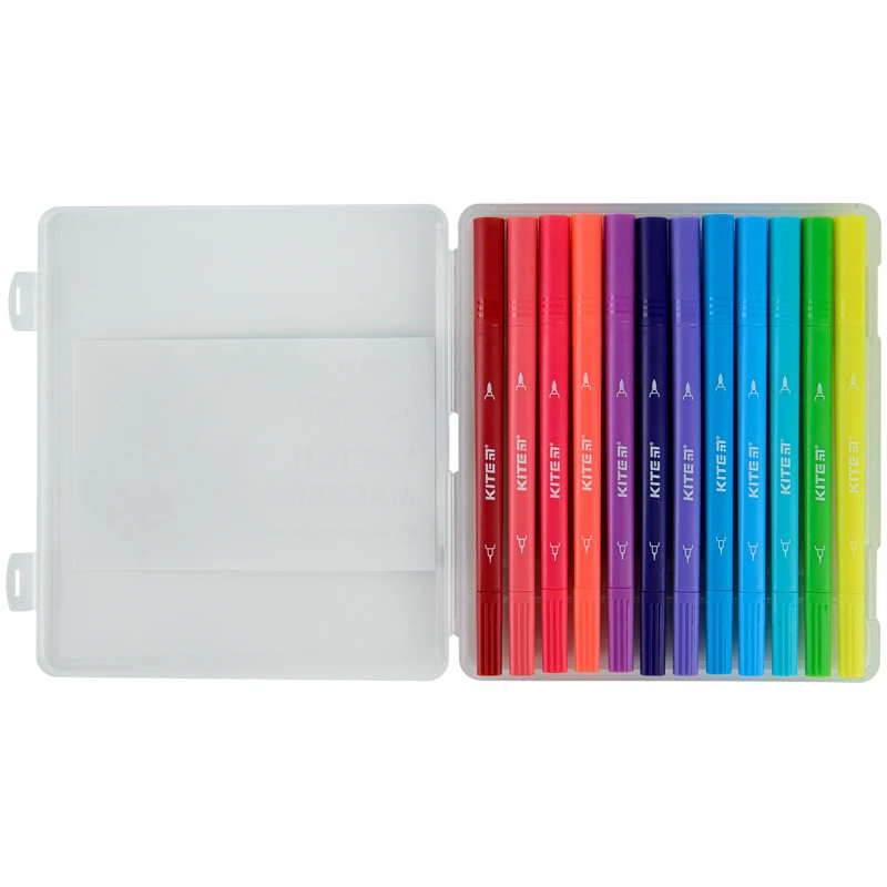Маркеры скетч Kite Butterfly 12 цветов (K22-044-2) - фото 2 Маркеры скетч Kite Butterfly 12 цветов (K22-044-2) - фото 2
