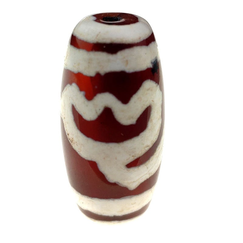 Бусина Дзи Лотос натуральный камень 3 см Коричневый (C0974) Бусина Дзи Лотос натуральный камень 3 см Коричневый (C0974)