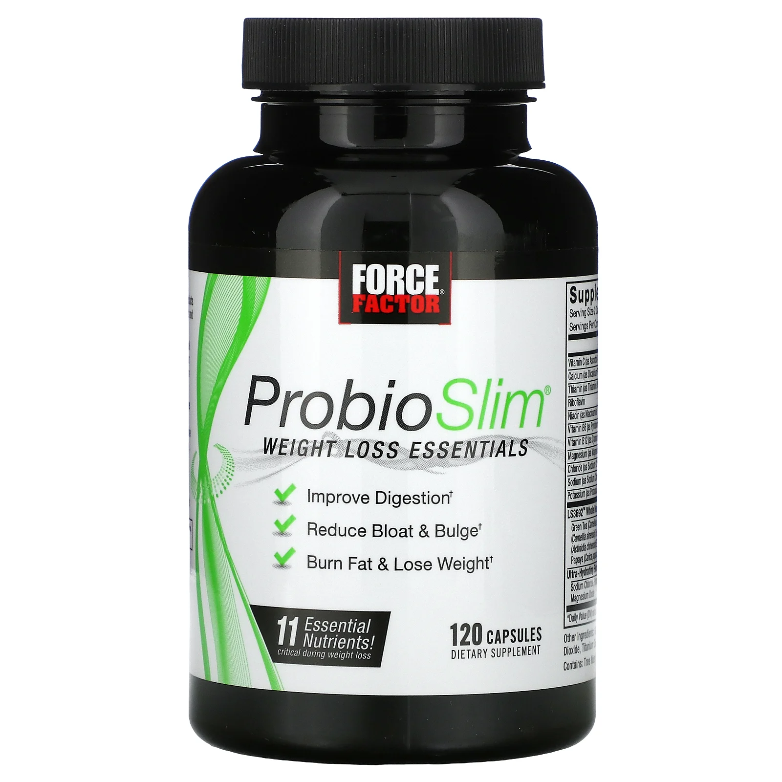 Жироспалювач Force Factor ProbioSlim основи для схуднення 120 капсул - фото 3