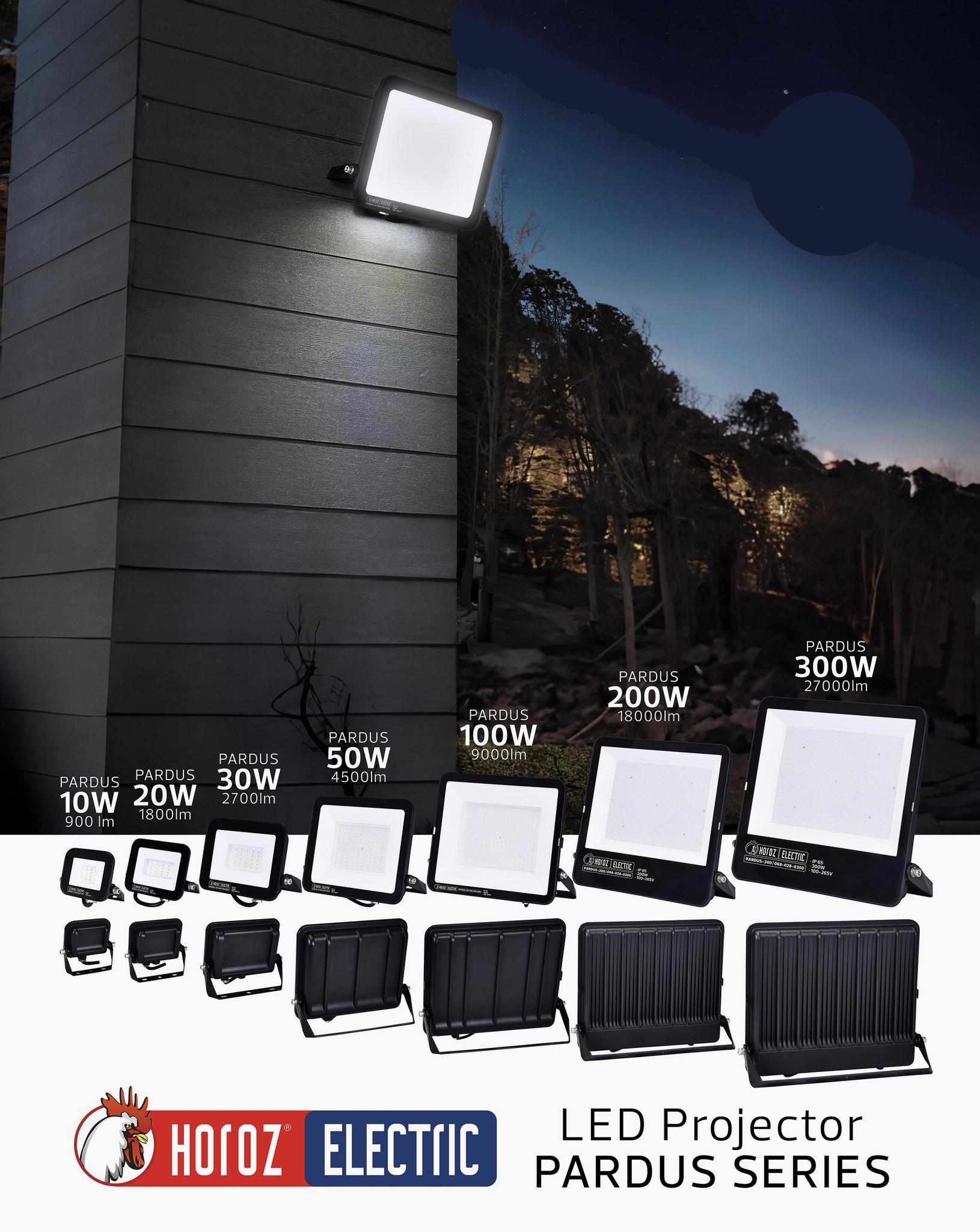 Прожектор світлодіодний HOROZ ELECTRIC Pardus-100 100W 6400K - фото 5 Прожектор світлодіодний HOROZ ELECTRIC Pardus-100 100W 6400K - фото 5