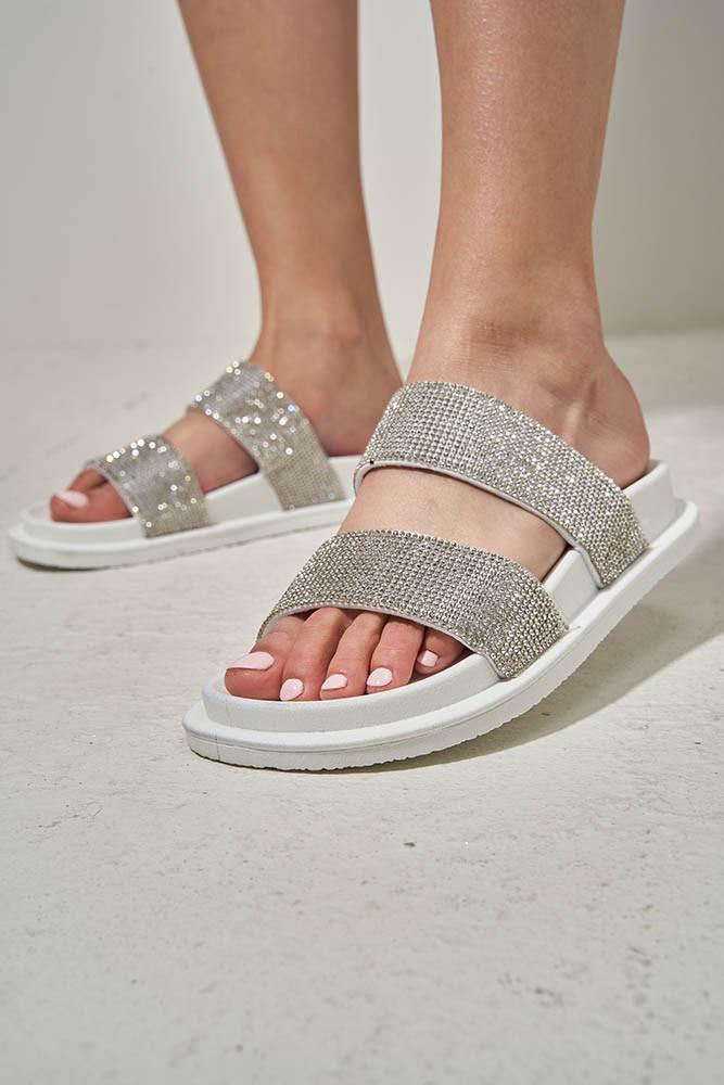 Шлепанцы женские Soprano р. 39 Белый (160671)