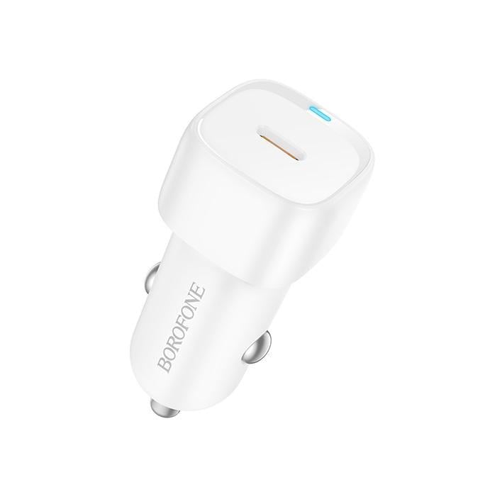 Зарядное устройство для телефонов автомобильный Borofone BZ34A Cloud single port PD20W car charger White (26410)
