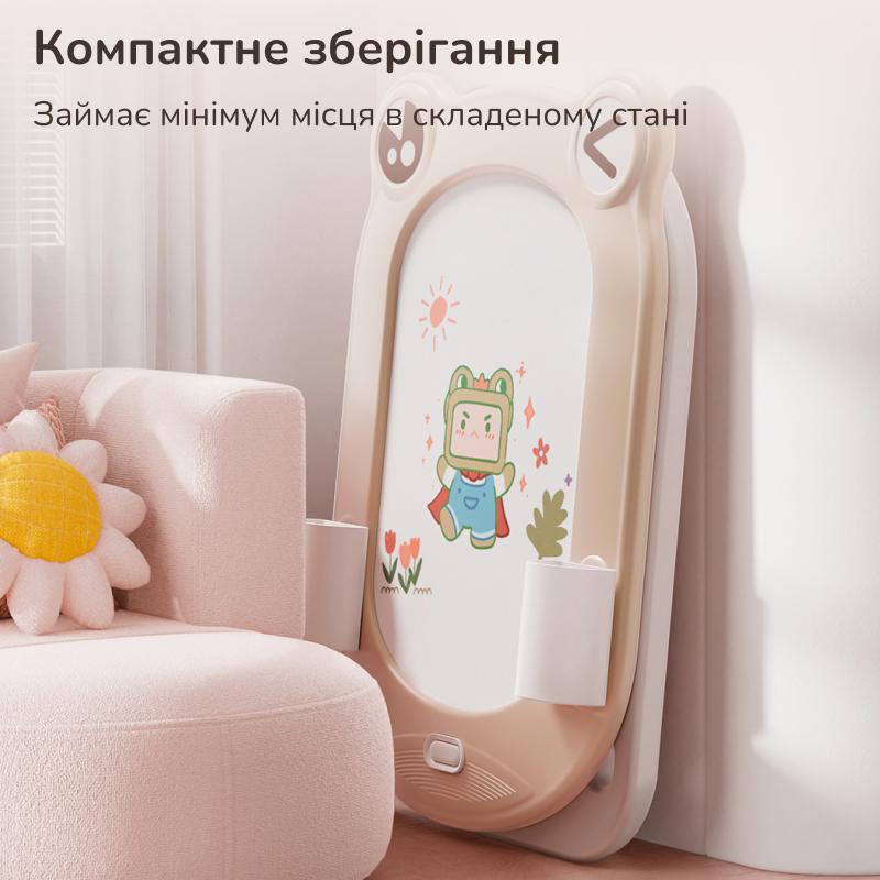 Детский мольберт двухсторонний Lumpurini Frogodeo 3в1 с LCD экраном/магнитной доской/конструктором с регулировкой высоты (YBC-QWHB-005) - фото 4 Детский мольберт двухсторонний Lumpurini Frogodeo 3в1 с LCD экраном/магнитной доской/конструктором с регулировкой высоты (YBC-QWHB-005) - фото 4