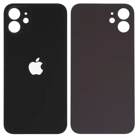 Стекло корпуса iPhone 12 Black (P752)
