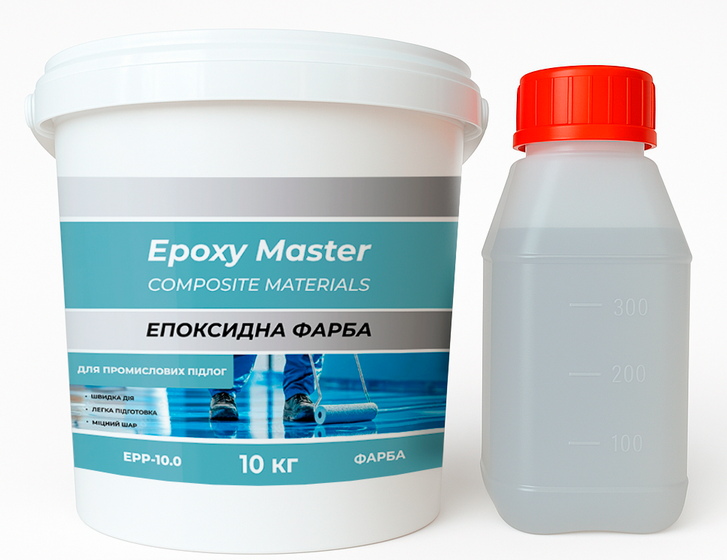 Краска эпоксидная для промышленных полов 10 кг Голубой (EPP-10.0Light Blue)