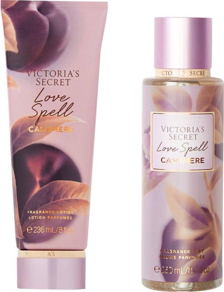 Подарочный набор Victoria's Secret Love Spell Cashmere спрей 250 мл и лосьон 236 мл (18804318)