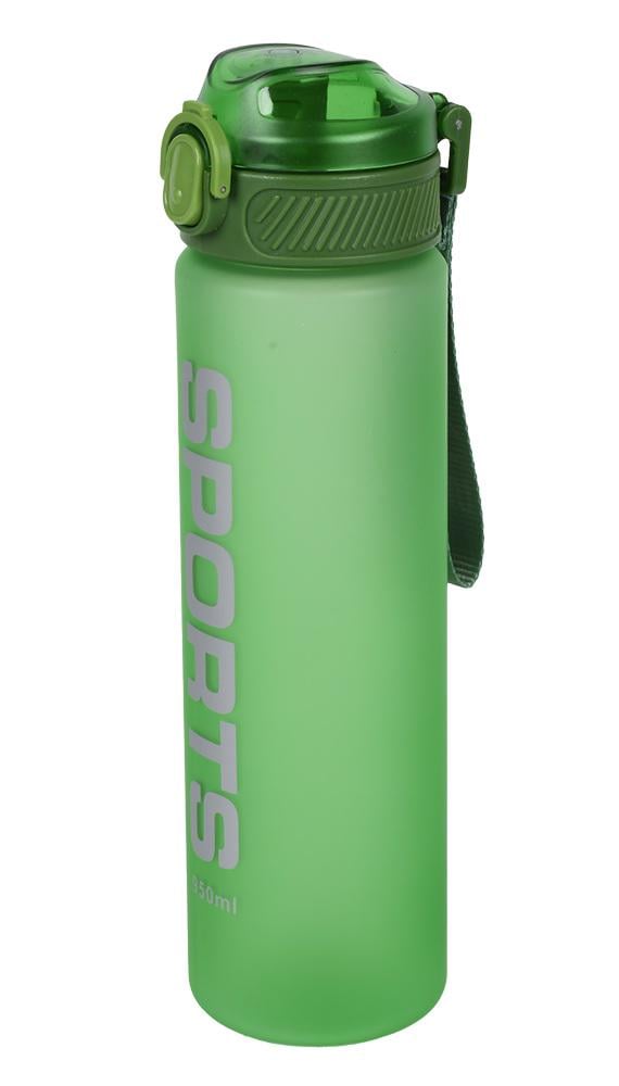 Пляшка-поїлка Sports пластикова з ремінцем 950 мл Green (31114) Пляшка-поїлка Sports пластикова з ремінцем 950 мл Green (31114)