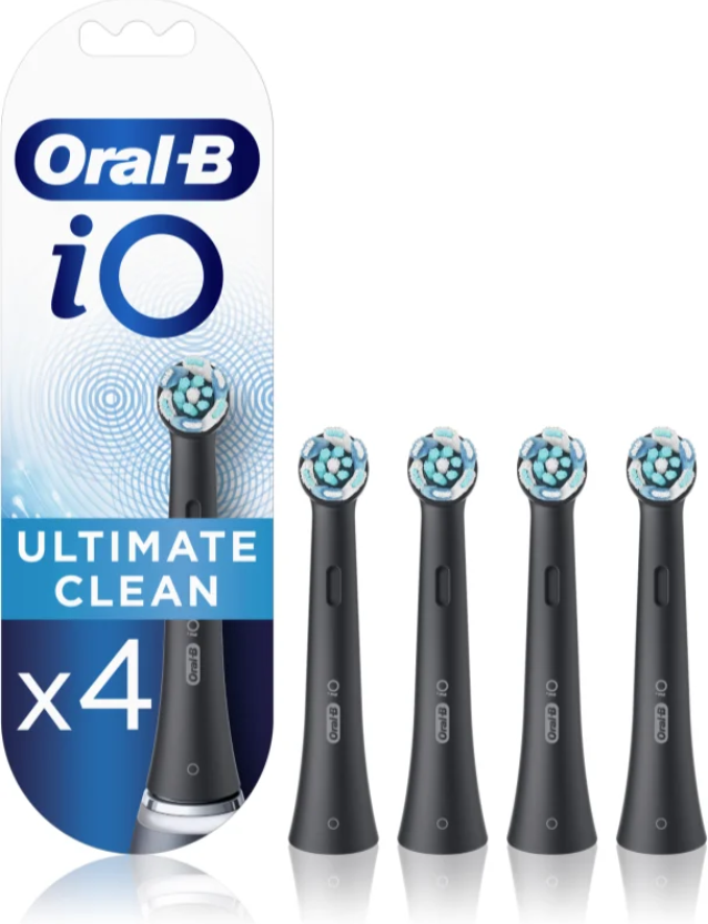 Насадки для зубної щітки Oral-B Braun iO Ultimate Clean 4 шт. Black (PR24526)