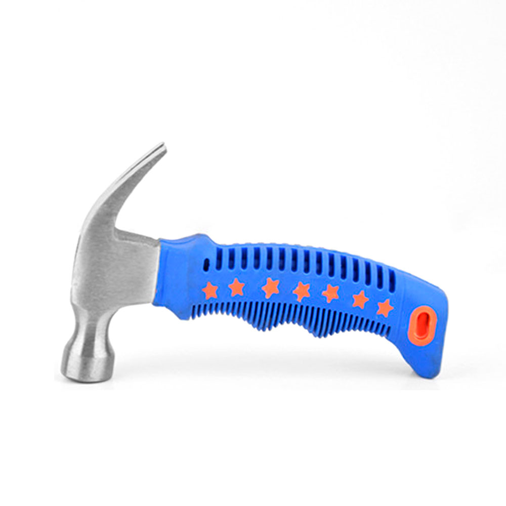 Молоток с гвоздодером VOLTRONIC прорезиненная ручка 155 мм Голубой (YUT_V2775)