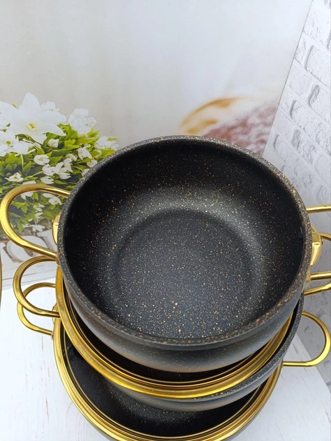 Набор кастрюль Edenberg из алюминия 6 предметов (EB-12922) - фото 4