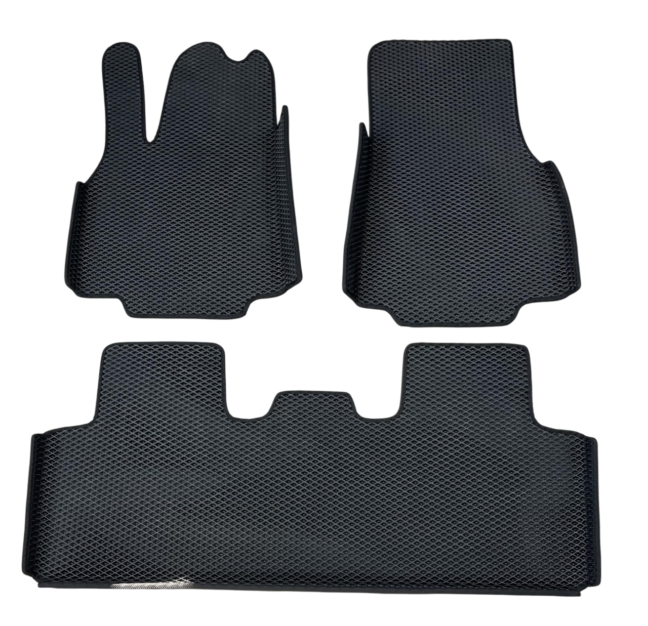 Коврики EVA с бортиками в салон для Tesla Model Y 2020 гг. Черный (1984984796)