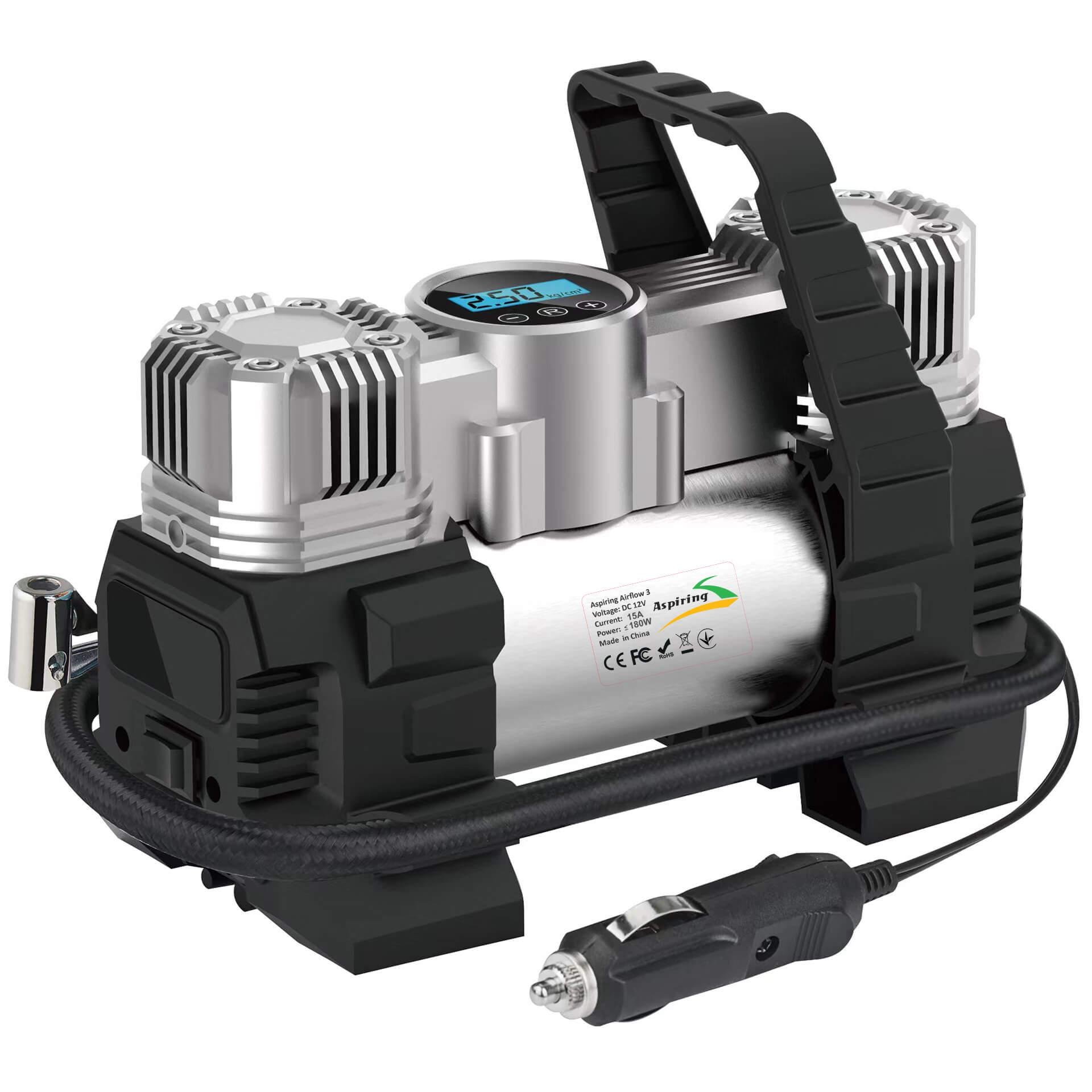 Компрессор автомобильный Aspiring Airflow 3 10Атм 85 л/мин 180 Вт (AF00505)