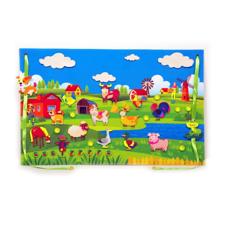 Ігровий килимок Книжковий Хмарочос Подорож до бабусі 190037 фігурки на липучках (RLT39297)