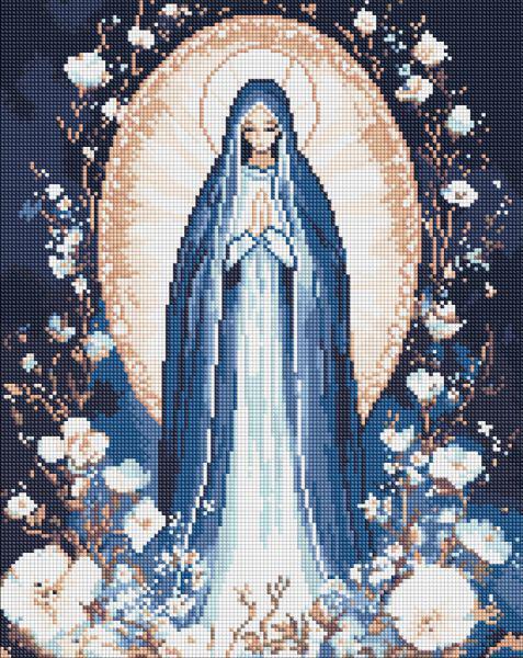 Алмазная мозаика Ideyka Непорковая Дева 40x50 см (Id-AMO8201)