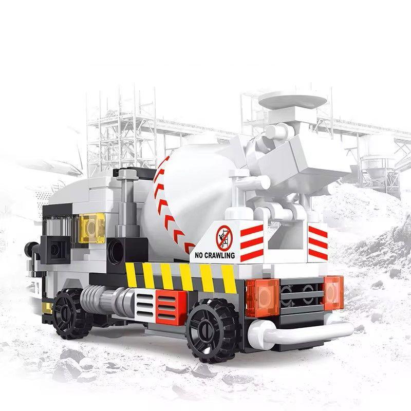 Конструктор бетономішалка 108 деталей Білий (227) - фото 3