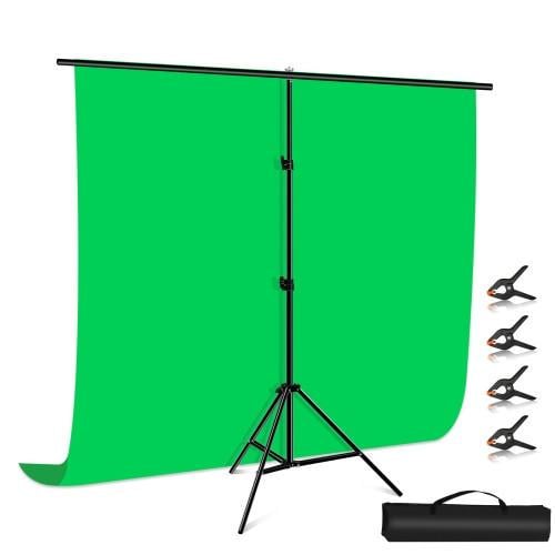 Фон хромакей Puluz PU5205G зі стійкою 200x200 см Зелений (35421193) Фон хромакей Puluz PU5205G зі стійкою 200x200 см Зелений (35421193)