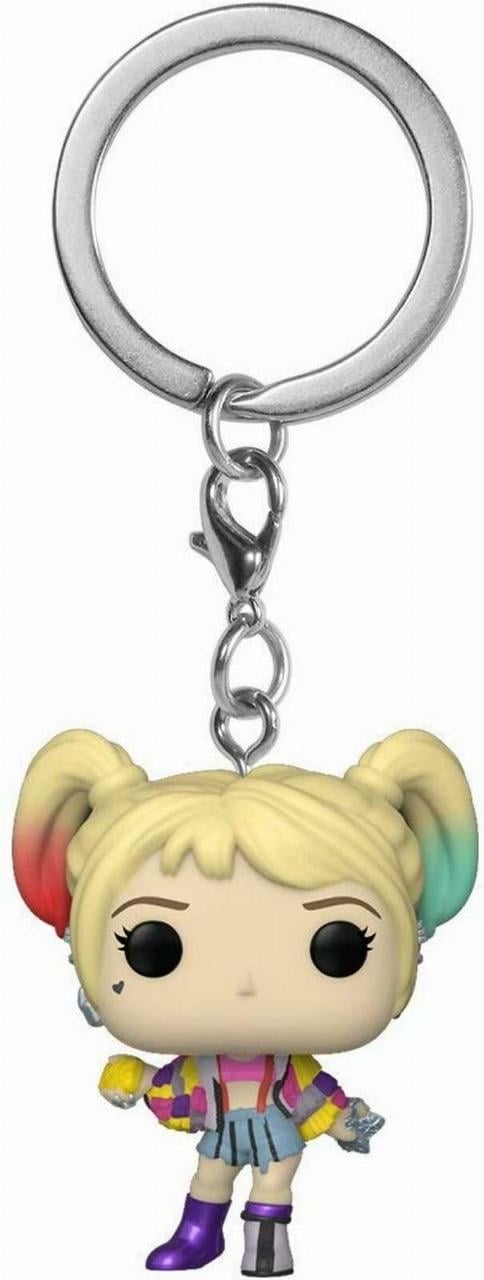 Дитяча ігрова фігурка-брелок Funko Pop Хижі птахи Харлі Квін 4 см (Trinket BOP HQ 302)