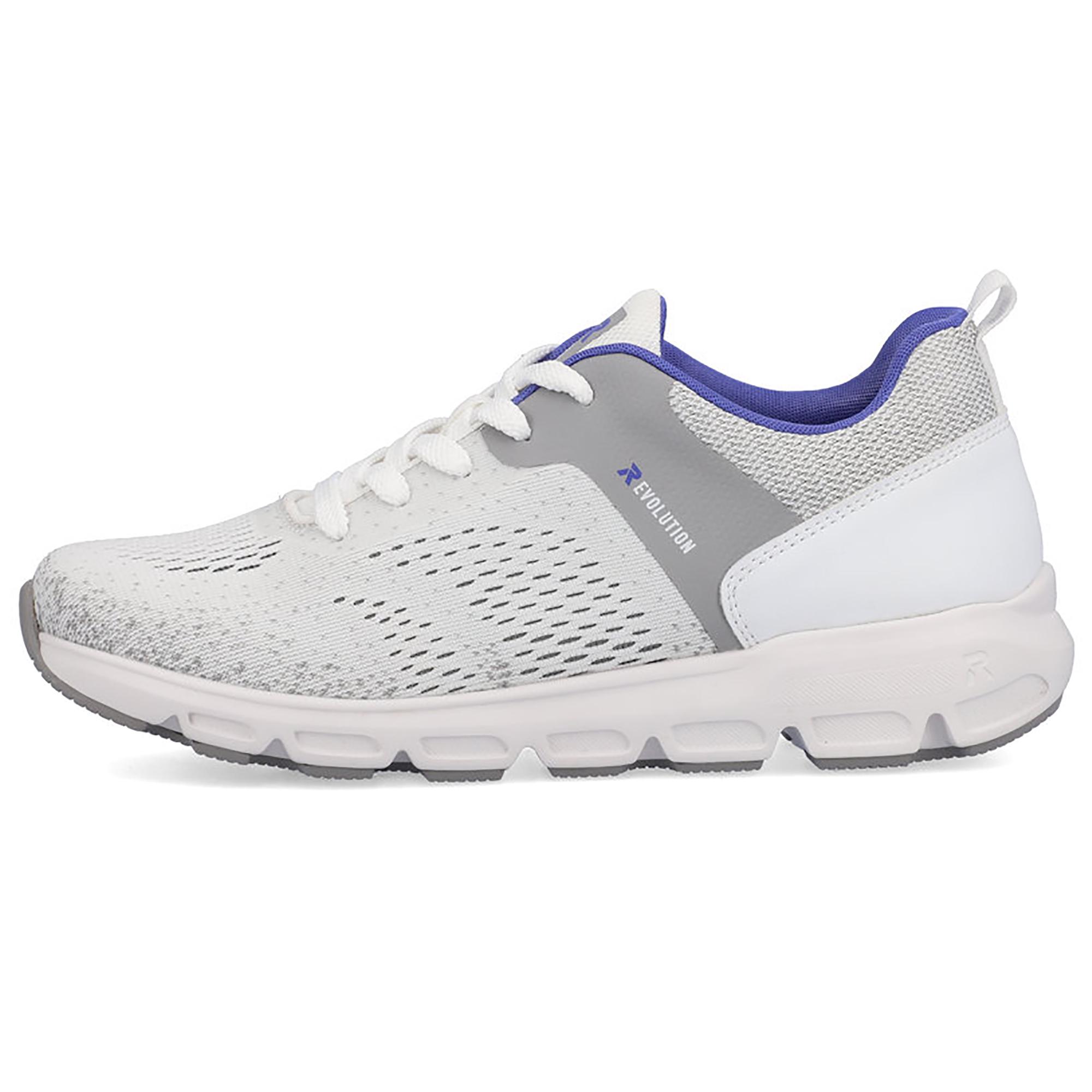 Кроссовки женские весенние Rieker р. 40 Белый/Серый (089320-40) - фото 8