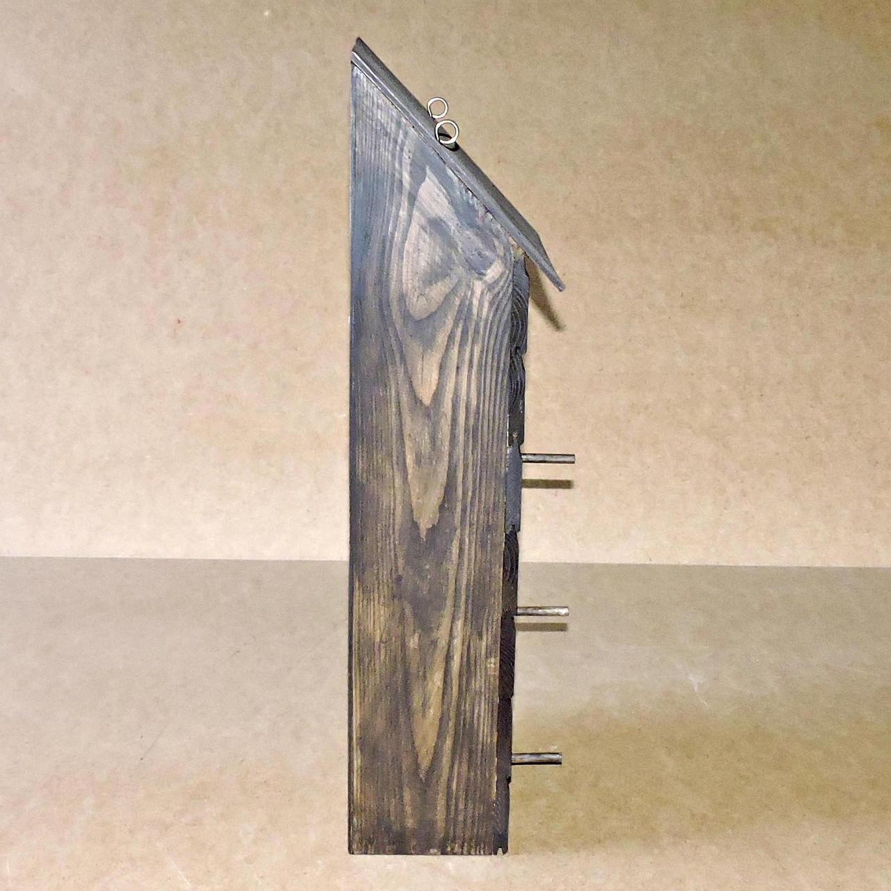 Шпаківня садова з дерева Папуга Капучино (СКВ-001509) - фото 4 Шпаківня садова з дерева Папуга Капучино (СКВ-001509) - фото 4