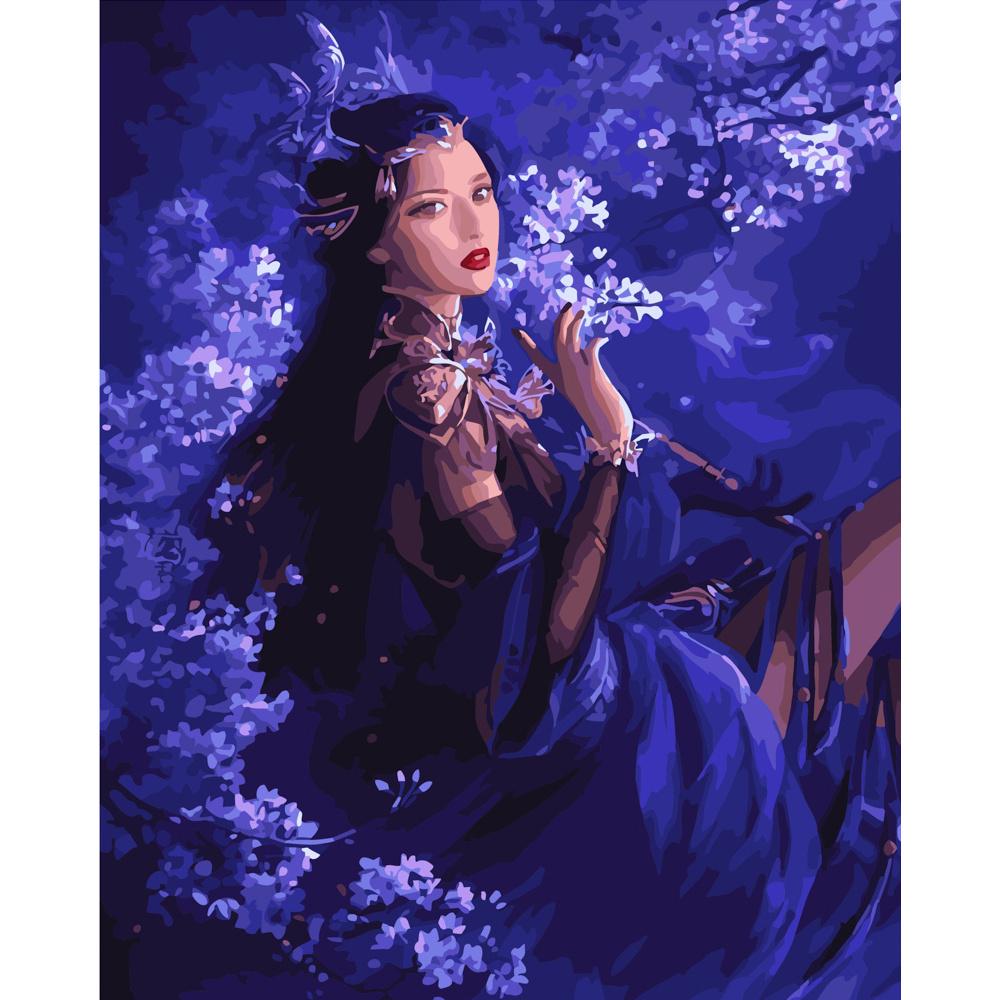 Картина по номерам Strateg Премиум Пропала демонеса 40х50 см (GS180)