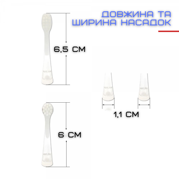 Щітка зубна дитяча Seago SG513 електрична звукова з Led підсвічуванням та 4 насадки Блакитний - фото 6