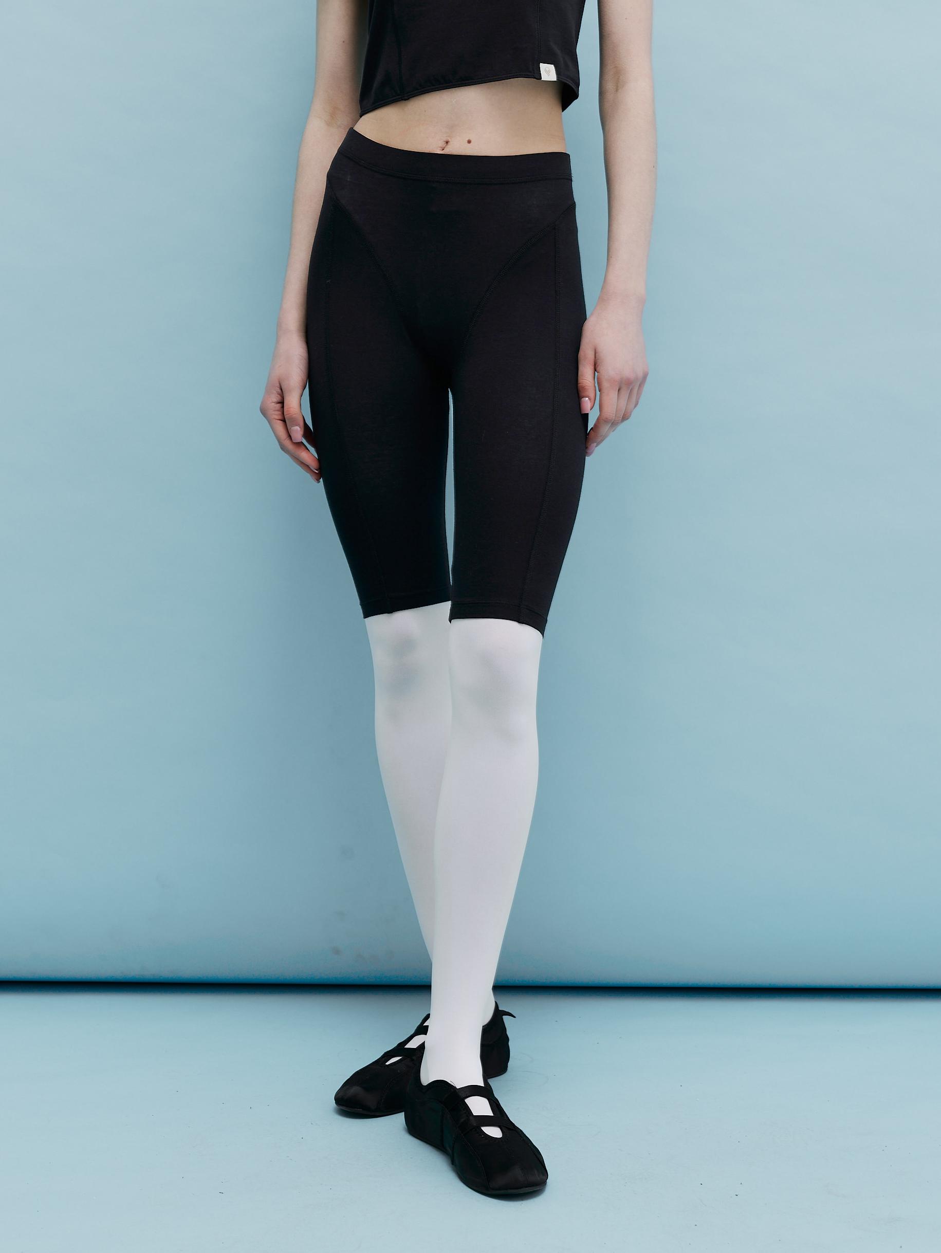 Велосипедки женские с декоративными швами ROZA 230903 XS Черный (4824005700064) - фото 6